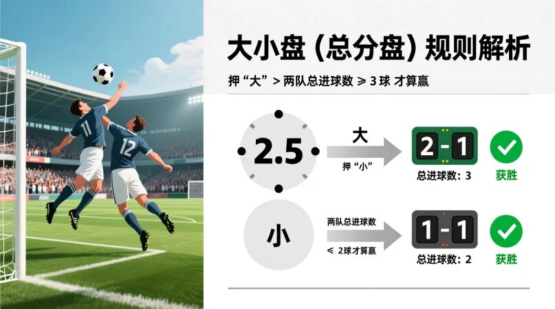 盤口賠率教學:大小盤(Over/Under)