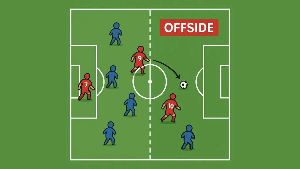 越位實例圖解（世界盃常見案例）